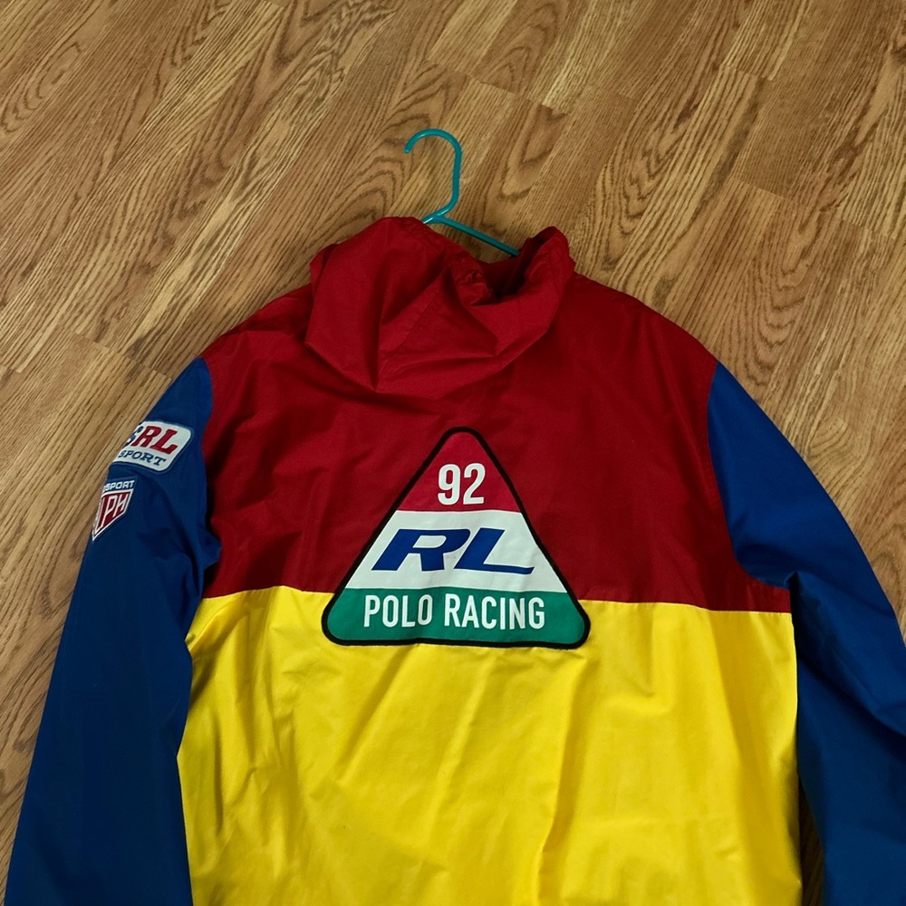 Colorblock Polo Racing Jacket